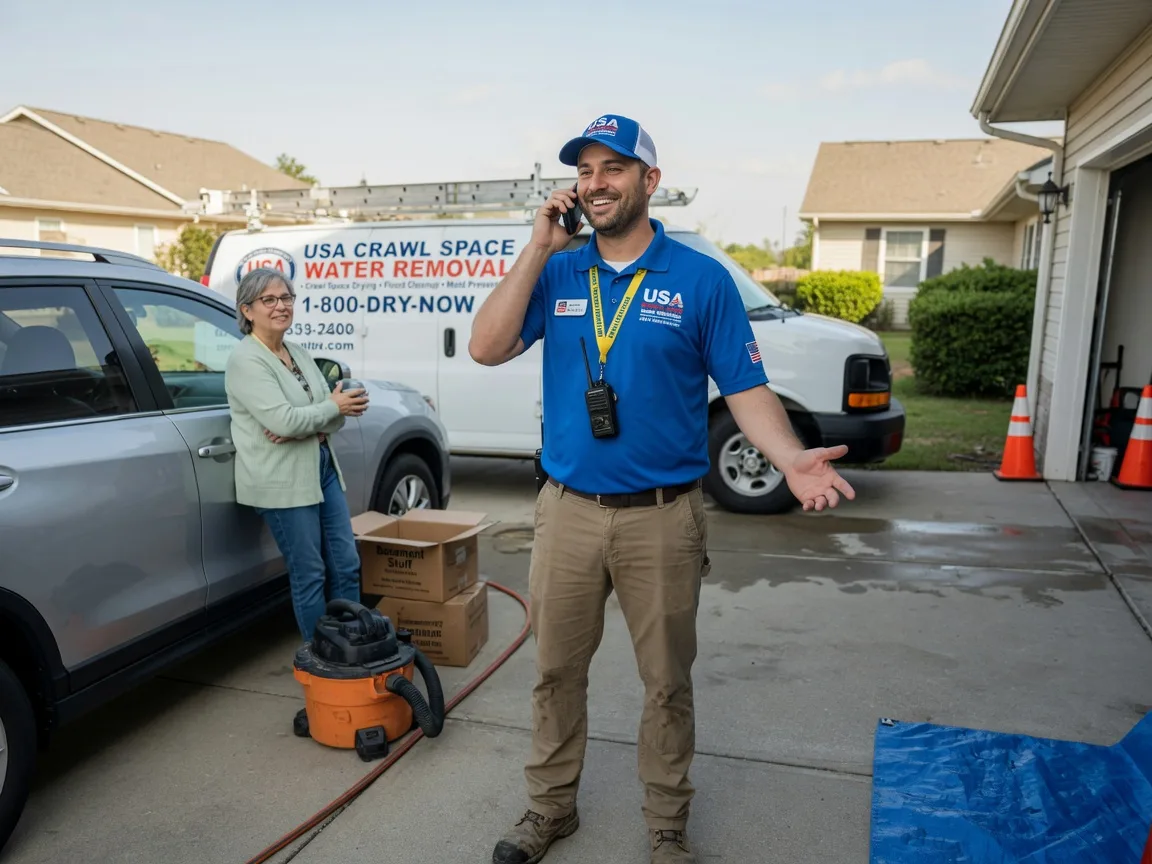 Crawl Space Water Removal Harrells, NC FAQs